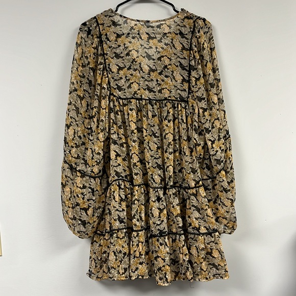 Free People Chiffon Mini Dress - Picture 7 of 8